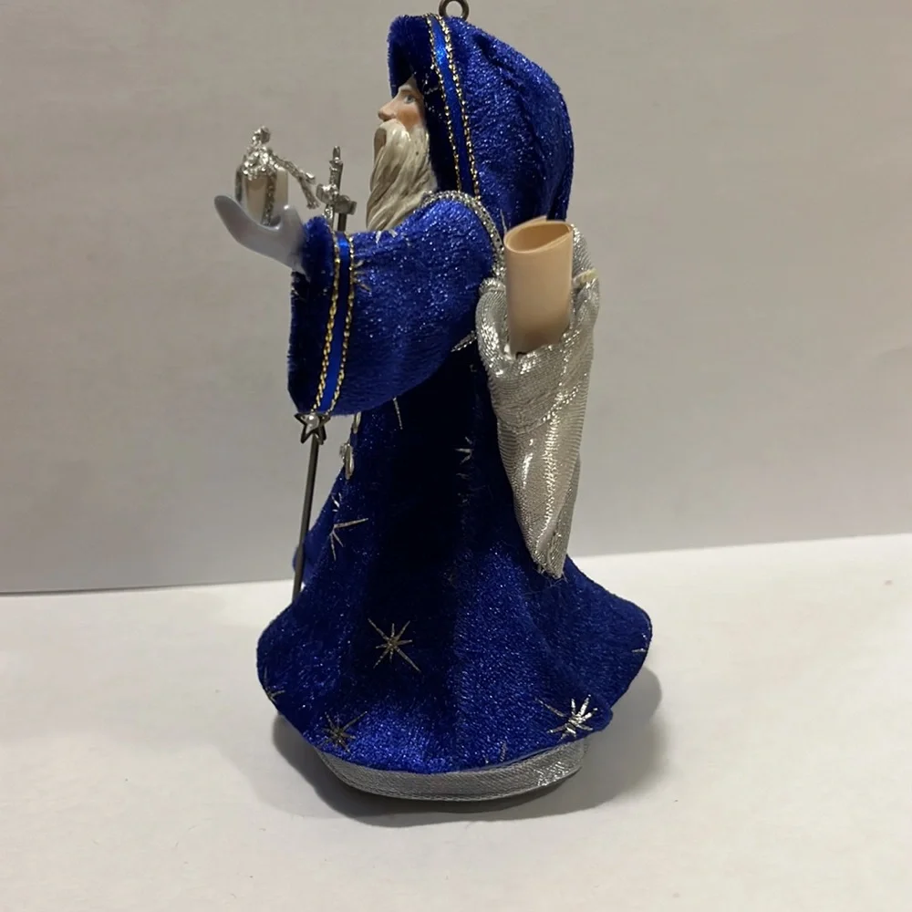 Hallmark 2006 Father Christmas Series 3 Ornaments Blue